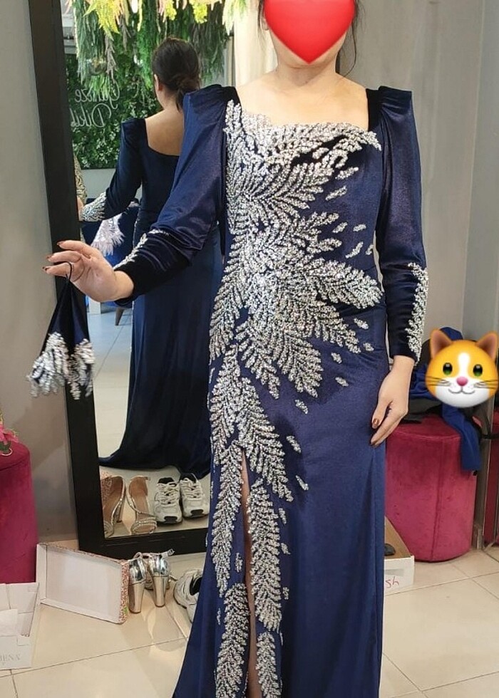 Kadife elbise  - Görsel 4