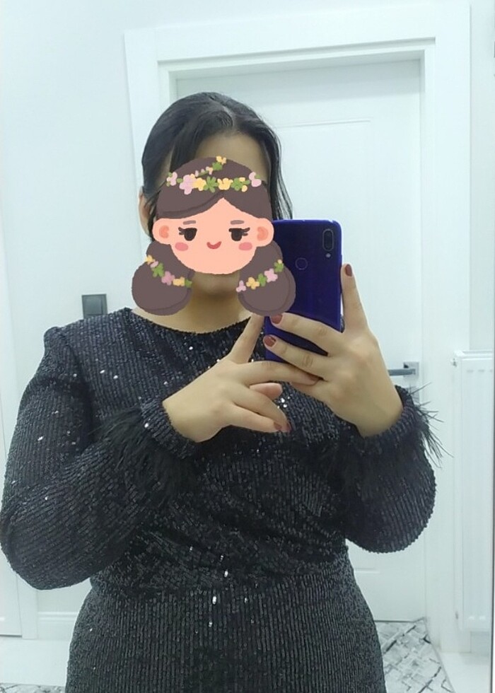 Payetli abiye  - Görsel 5