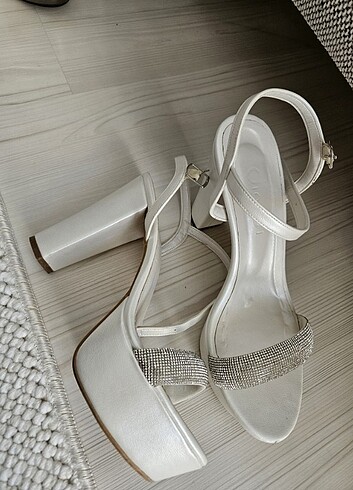 Gelin platform topuklu ayakkabı - Görsel 2