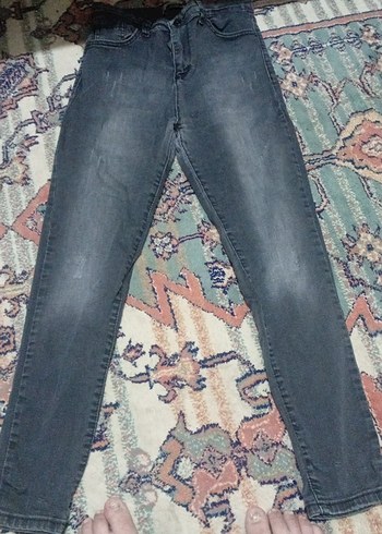 Diğer Koyu Gri Slim Fit Denim Jean