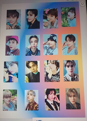 diğer Beden nct jungwoo pc photocard