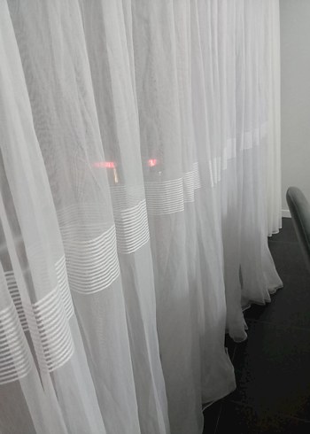 Modern Beyaz Şeffaf Tül Perde - Görsel 6