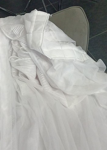 Modern Beyaz Şeffaf Tül Perde - Görsel 5