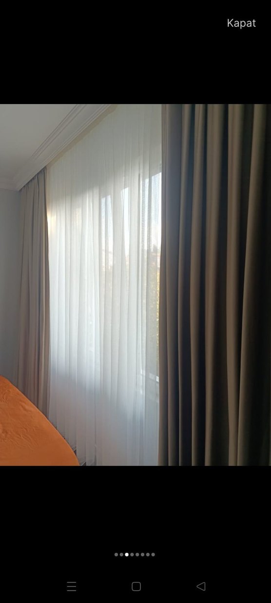 düz renk perde - Görsel 3