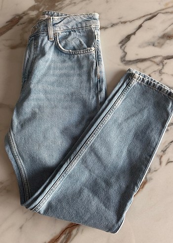 s Beden Zara Mavi Regular Fit Kadın Denim Jean