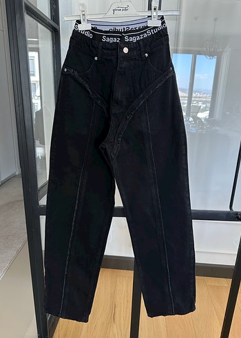 Sagaza siyah 36 beden jean