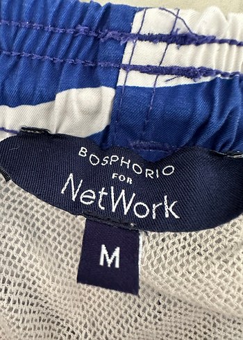 Erkek Çocuk Mavi Balina Desenli Deniz Şortu - Görsel 4