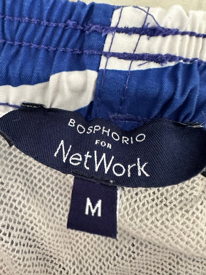 Erkek Çocuk Mavi Balina Desenli Deniz Şortu - Görsel 4