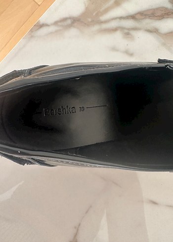 Bershka Platform Topuklu Tokalı Kadın Loafer