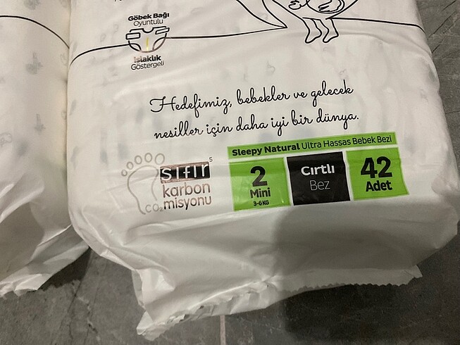 Sleepy Sleepy bebek bezi 2 numara 3 lü paket