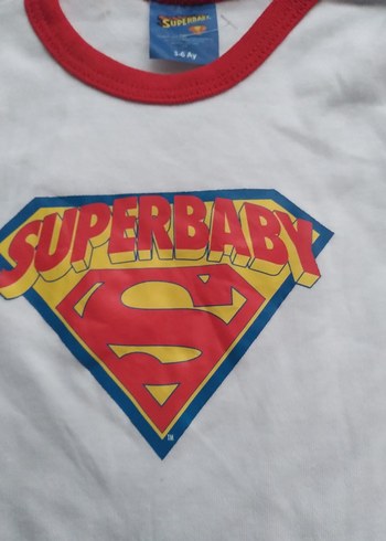 Kısa Kollu Süperbaby Bebek Body - Görsel 3