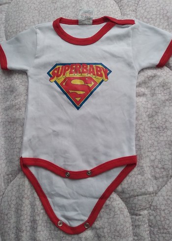 Kısa Kollu Süperbaby Bebek Body - Görsel 2