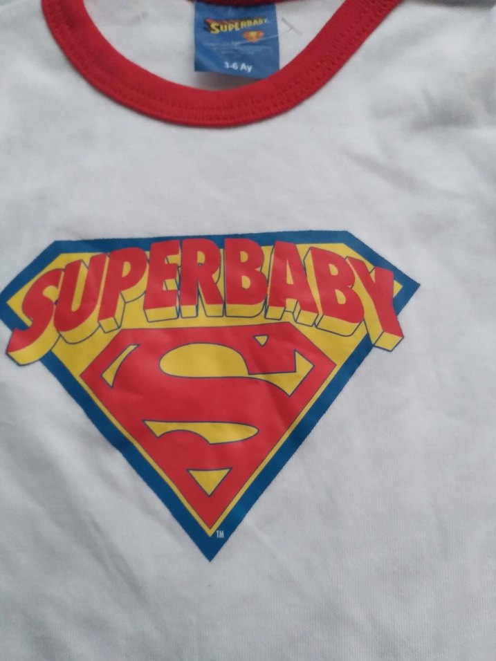 Kısa Kollu Süperbaby Bebek Body - Görsel 3