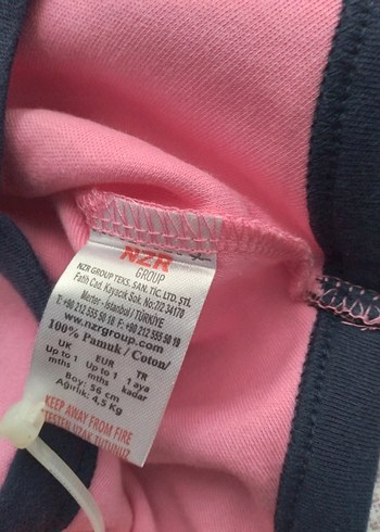 Pembe Baskılı Çocuk bady - Görsel 7