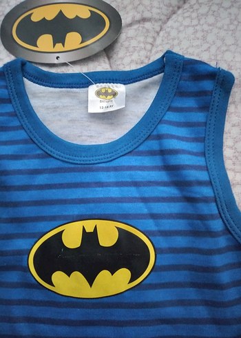 Mavi Çizgili Bebek Erkek Atlet Body - Görsel 2