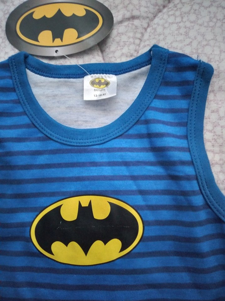 Mavi Çizgili Bebek Erkek Atlet Body - Görsel 2