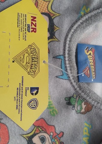 Desenli Gri Bebek Çıtçıtlı Body - Görsel 6