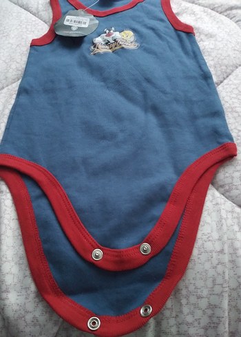 Kolsuz Mavi Bebek Body - Görsel 4