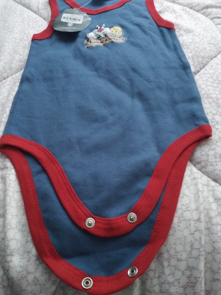 Kolsuz Mavi Bebek Body - Görsel 4