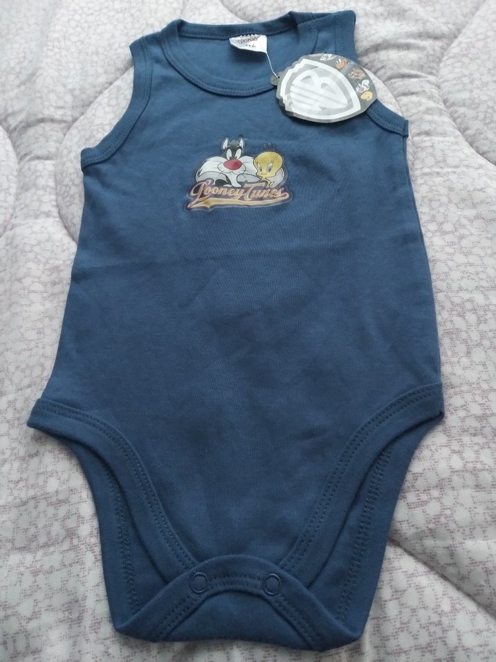 Renkli Looney Tunes Baskılı Çocuk Bady - Görsel 2