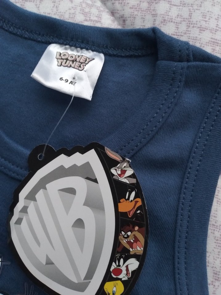 Renkli Looney Tunes Baskılı Çocuk Bady - Görsel 3