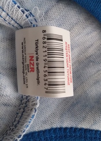 Çizgili Batman Baskılı Erkek Bebek Atlet Body - Görsel 7