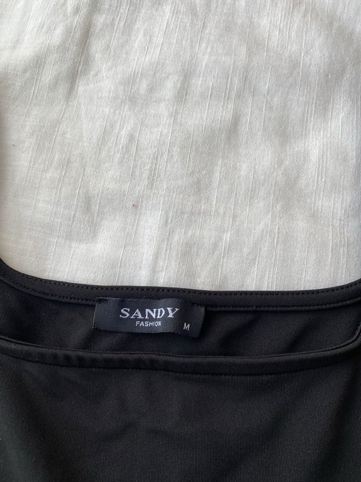 Siyah Midi Basic Kadın Elbise - Görsel 4