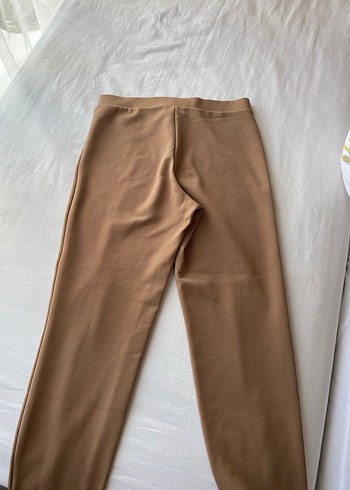 Kadın Bej Normal Boy Kumaş Pantolon - Görsel 8