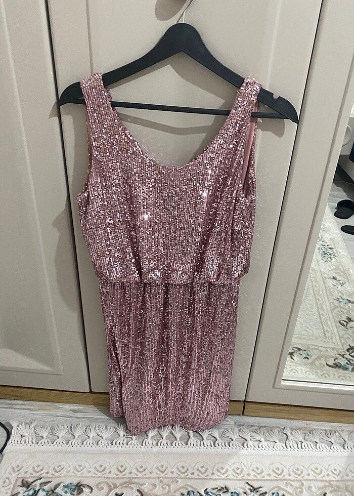 Payetli elbise - Görsel 2