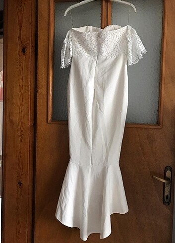s Beden Valon dantelli nikah elbisesi