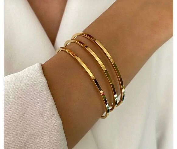 Blackceyaccesories çelik 3lü ajda bilezik