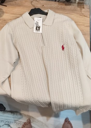 Uzun Kollu Fermuarlı Polo Tişört - Görsel 5