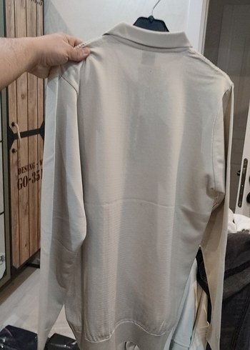 Uzun Kollu Fermuarlı Polo Tişört - Görsel 3