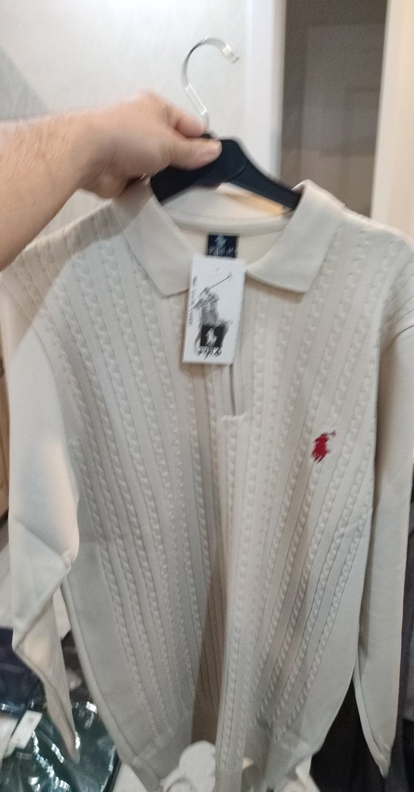 Uzun Kollu Fermuarlı Polo Tişört - Görsel 4