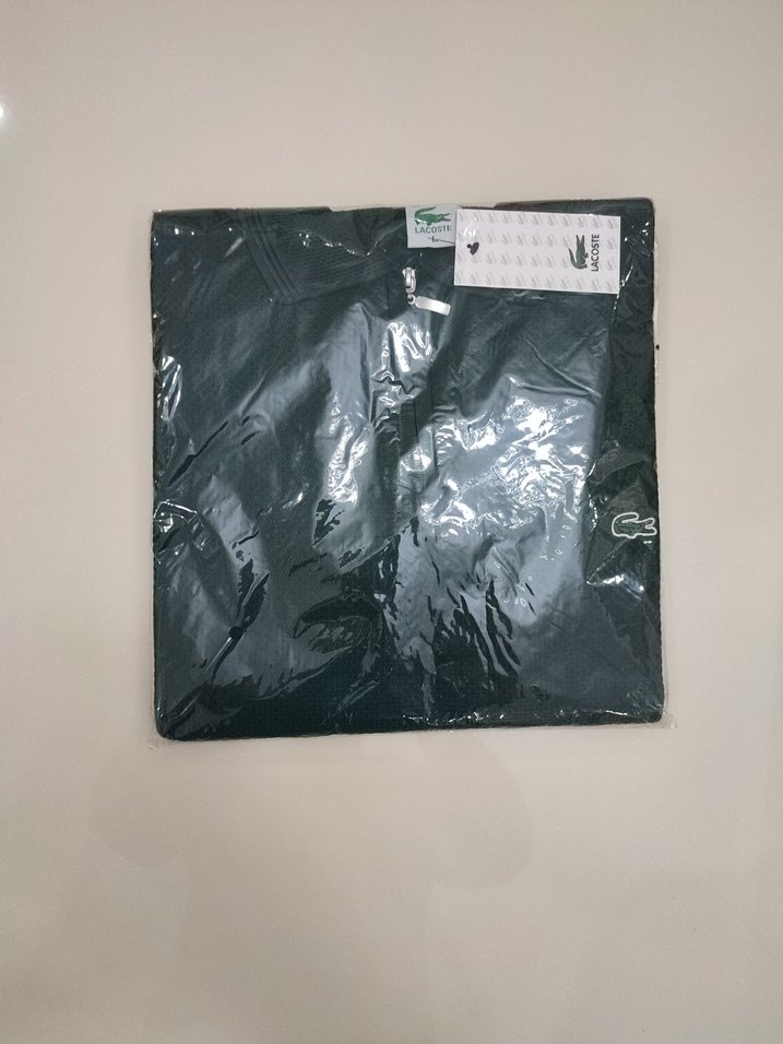 Yeşil Fermuarlı Uzun Kollu Erkek Polo Tişört - Görsel 2