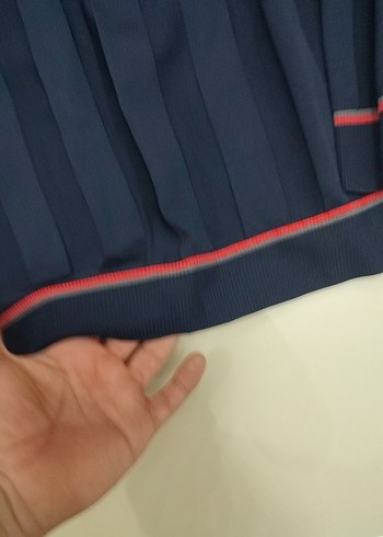 Erkek Lacivert Uzun Kollu Polo Tişört - Görsel 3