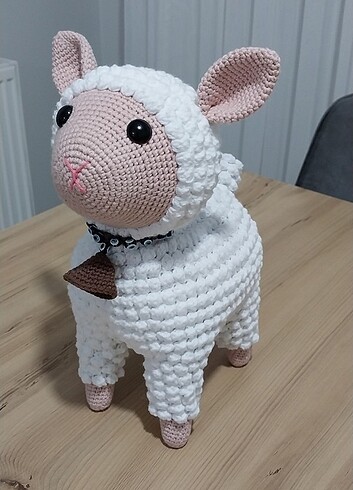 Beden Renk Amigurumi Kuzu Oyuncak Dekorasyon