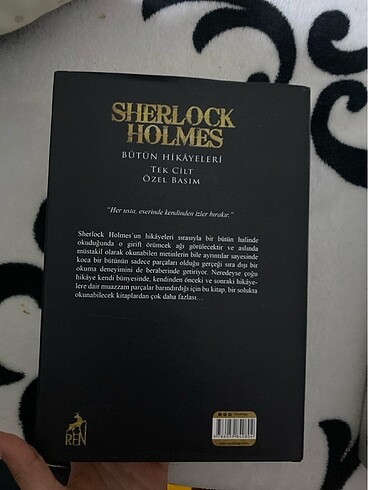 Beden SHERLOCK HOLMES TÜM HİKAYELER ÖZEL BASIM