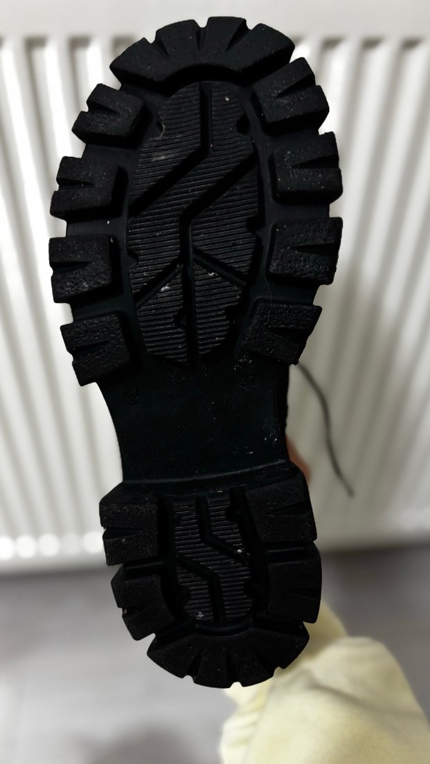 Siyah Platform Topuklu Kadın Bot - Görsel 5