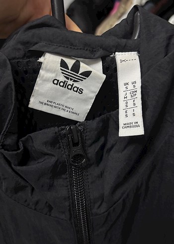 Adidas Siyah Rahat Kesim Fermuarlı - Görsel 3