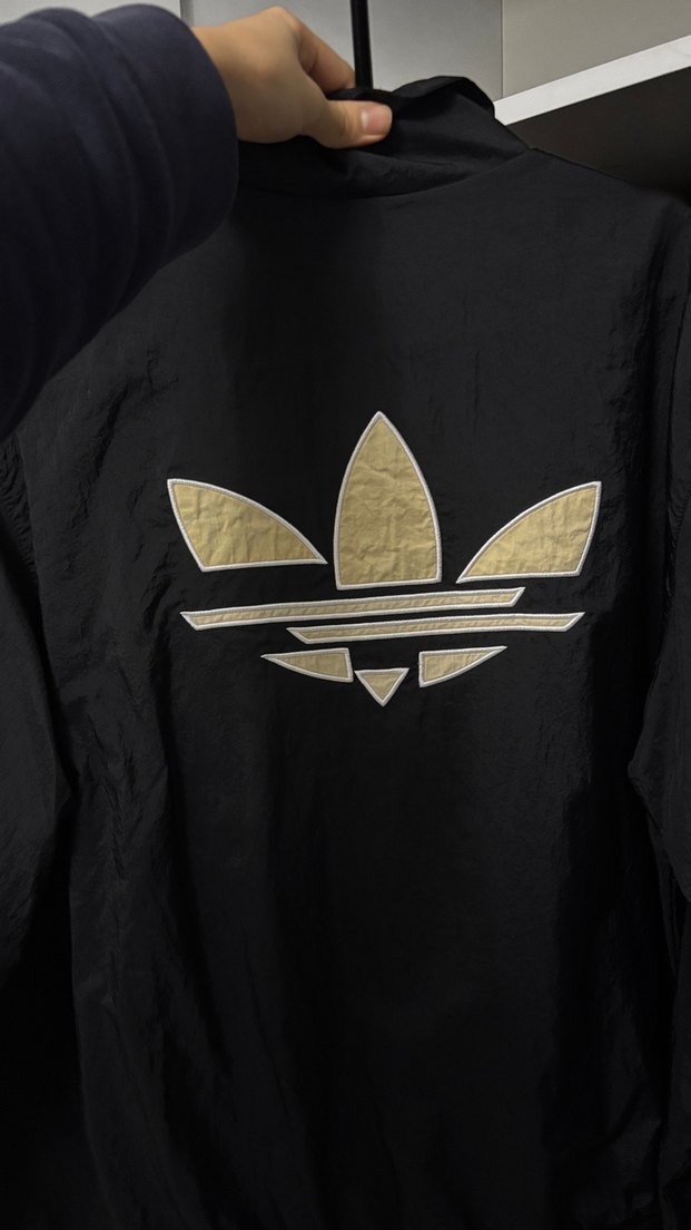 Adidas Siyah Rahat Kesim Fermuarlı - Görsel 5