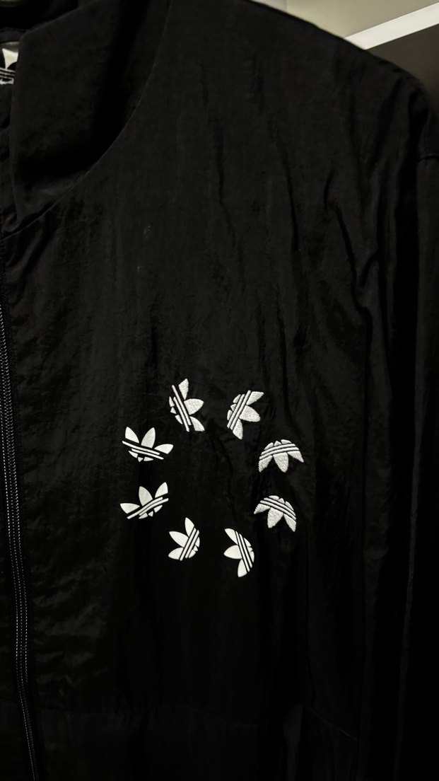 Adidas Siyah Rahat Kesim Fermuarlı - Görsel 4