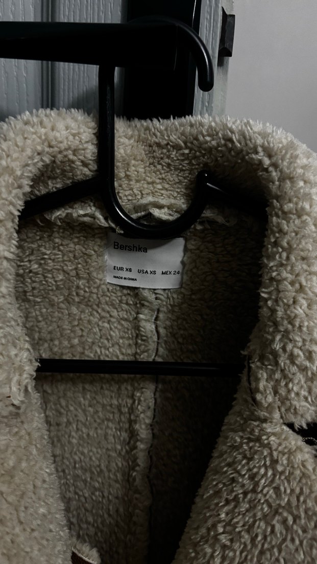 Bershka Kürklü Süet Ceket - Görsel 4