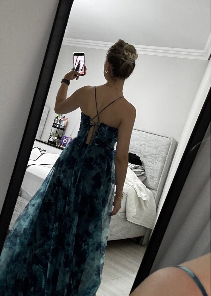 mavi abiye - Görsel 2