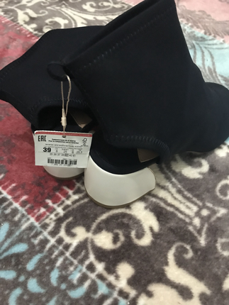 39 Beden lacivert Renk Stradivarius Sock Bootie
