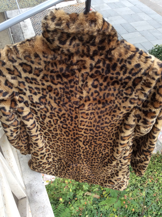 s Beden çeşitli Renk Pull&Bear; Leopard Fur Coat