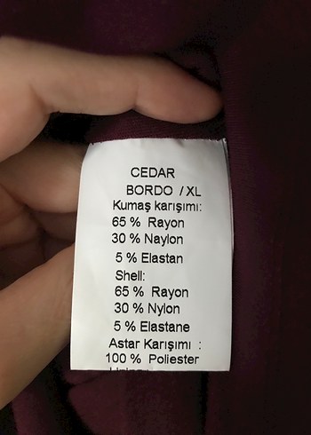 42 Beden Beymen Bordo Kadın Elbise