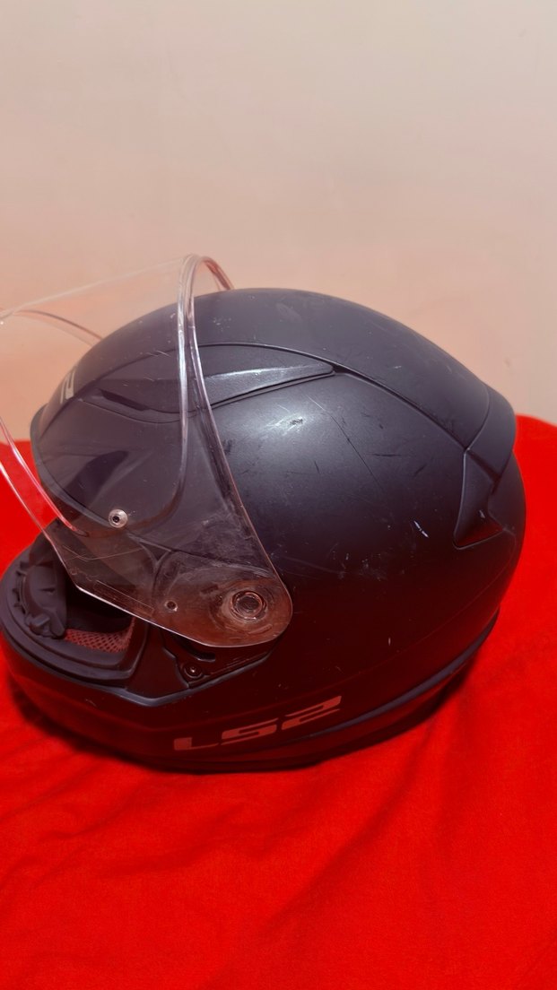 LS2 KASK L BEDEN MAT SİYAH - Görsel 3