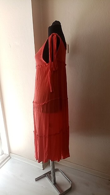 m Beden kırmızı Renk Trendyol elbise