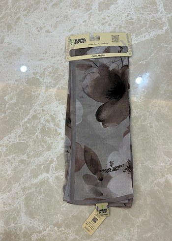 Bohem Tarzı Kahverengi Gri Şal - Görsel 3